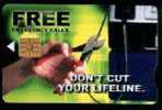 SOUTH AFRICA Used Phonecard /gebruikte Telefoonkaart "DON´T CUT YOUR LIFELINE" - Südafrika