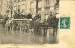 VITRY SUR SEINE - Inondations 1910 - Omnibus, Avenue Du Chemin De Fer - Vitry Sur Seine