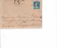 (26) Carte Lettre De ST LIE Avec 140 - 1906-38 Semeuse Con Cameo