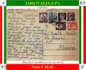Riva 01160 - Intero Postale Con Bella Affrancatura Mista Del 16 Febbraio 1946 - - Oblitérés