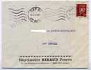 515 Petain Sur Enveloppe Pub 14 1 1944 - Storia Postale