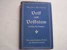 Volk Und Volkstum Im Lichte Der Religion Von Dr Theodor GRENTRUP Grundsätzliche Studie Zur Gegenswartslage - Cristianesimo