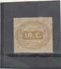 Italy-1863 10c Yellow Postage Due No Gum - Strafport