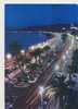 Cp , 06 , NICE , La Nuit , Promenade Des Anglais - Nizza By Night