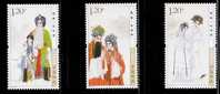 China 2010-14 Kunqu Opera Stamps Silk Peony Pavilion Architecture Costume Beard Love Story - Theater