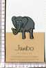 PORTE CARTE   Ou   ETIQUETTE  -  ELEPHANT  -   JUMBO  Bookmank - Other & Unclassified