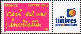 France Personnalisé N° 3760 A ** Invitation - ITFV - Logo Les Timbres Personnalisés (gomme Brillante) - Altri & Non Classificati