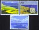 China 2002-16 Qinghai Lake Stamps Forest Geology Rock Saltwater Lake Isle Bird - Water