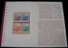 Folder Taiwan 1979 National Flower Stamps Plum Blossom - Ongebruikt