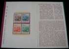 Folder Taiwan 1979 National Flower Stamps Plum Blossom - Neufs