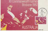 Australia-1982 XII Commonwealth Games Brisbane, Boxing  Maximum Card - Boxing