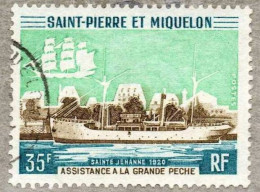 SAINT-PIERRE Et MIQUELON : Assistance à La Pêche : Sainte-Jehanne, 1920 - Bâteau - Gebraucht