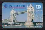 INTERGLOBE TELECOMMUNICATIONS  USED D0423 INTERNATIONAL PLC PHONECARD  GBP 10 - Other & Unclassified