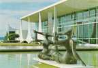 BRESIL-BRASIL Turistico-Brasilia-Palacio De Alvoarada- Palace Of Dawn -sculptures * PRIX FIXE - Brasilia