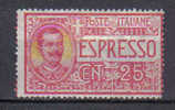 3RG1060 - REGNO 1903, Espressi : 25 Cent N. 1  * - Poste Exprèsse