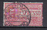 3RG1066 - REGNO 1903, Espressi : 25 Cent N. 1  Usato - Eilsendung (Eilpost)