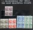 SAN MARINO 1924 GARIBALDI MNH BUONA CENTRATURA QUARTINA - Unused Stamps