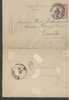 1888 - 10c  KAARTBRIEF - CARTE LETTRE GAND STATION  LOKAAL GELOPEN MET AANKOMST STEMPEL - Letter Covers