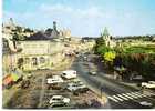 CPM De CHAUVIGNY (86) - Centre De La Ville, Hôtel De Ville Et Eglise Notre Dame - Chauvigny