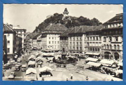 Österreich; Graz; Hauptplatz; Auto; Tranway; Strassenbahn - Graz