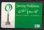 CALLING   USED D0717 CARD JEEVAY PAKISTAN  € 5 - Pakistan