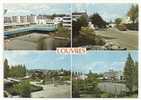 Louvres (95) : 4  Vues Du Centre Commercial JB Corot, Ae De L'Ile De France Et Place Sisley Env 1984 (animée). - Louvres