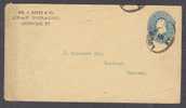 United States Postal Stationery WM. G. MEIER & Co. Leaf Tobacco Louisville KY To Hamburg Germany 1 C Benjamin Franklin - Other & Unclassified