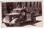 TRUCK - Osijek, Croatia, Photo J. Husak, Year 1946, Photo Postcard - Camión & Camioneta