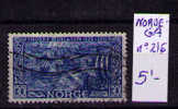 NORUEGA 1941 - SELLO YVERT Nº 216  USADO - Gebraucht