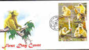 Bhutan - Monkeys, FDC - Bhoutan