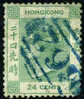 Hong Kong #5 Used 24c Green Victoria From 1862 - Gebruikt
