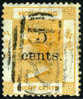 Hong Kong #31 (SG #23) Used 5c On 8c Orange Victoria From 1880 - Oblitérés