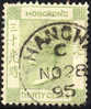 Hong Kong #47a (SG #39) Used 30c Yellow Green Victoria From 1882 - Usati