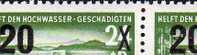 Abart Hochwasser Talsperre Sosa Defekte 2 In Wertziffer 20 DDR 449 Feld 20 ** 41€ Mit Vergleichsstück Error On Stamp GDR - Variétés Et Curiosités