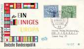 GERMANY 1962 EUROPA CEPT FDC - 1962