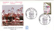 21/320   FDC FRANCE - Flamingo's