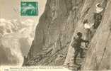 Haute Savoie - Ref B315-ascension De La Cheminee Au Brevent Et Le Mont Blanc - Guide  - Carte Bon Etat - - Escalade