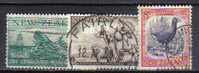 ZEL86 - NUOVA ZELANDA 1956 ,  Yvert Serie 349/351 Completa   Usata - Used Stamps