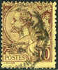 Monaco #15 Used 10c Prince Albert I From 1901 - Oblitérés