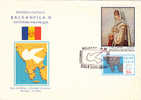 Romania 1971 FDC Cover Painting,Dove Of Peace - FDC