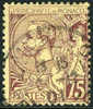 Monaco #24a Used 75c Lilac Brown/Buff Prince Albert I From 1891 - Usati