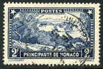 Monaco #125 SUPERB Used 2fr ´The Rock´ From 1937 - Ongebruikt