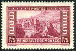 Monaco #123 Mint Hinged 1.75fr Rose Lilac Royal Palace From 1932 - Nuovi