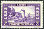 Monaco #126 Mint Hinged 3fr ´Old Watchtower´ From 1932 - Nuevos