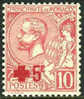 Monaco B1 Mint Hinged Semi-Postal From 1914, Expertized - Nuevos