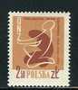 POLAND 1958 MICHEL  NO 1078 MNH - Unused Stamps