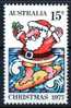 Australia 1977 15c Christmas Santa Surfing MNH - Nuovi