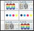 Australia 1982 50th Anniversary ABC MNH 27c Gutter Block Of 4 - Nuevos