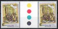 Australia 1982 Christmas 75c MNH Gutter Pair - Ungebraucht