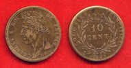 COLONIES COLONIALES - COLONIES GENERALES - FRENCH COLONIES - CHARLES X - 10 CENTIMES 1828 A POUR LA GUYANE - Autres & Non Classés